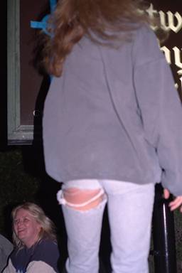 The girl with the rip. Oh yeah!